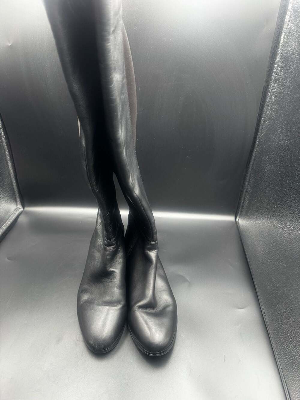 Michael Kors Black Leather Knee High Boots